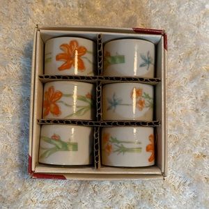 Vintage Porcelain Napkin Rings